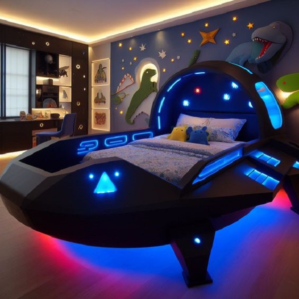 Explore Spaceship Beds for Galactic Adventures. 