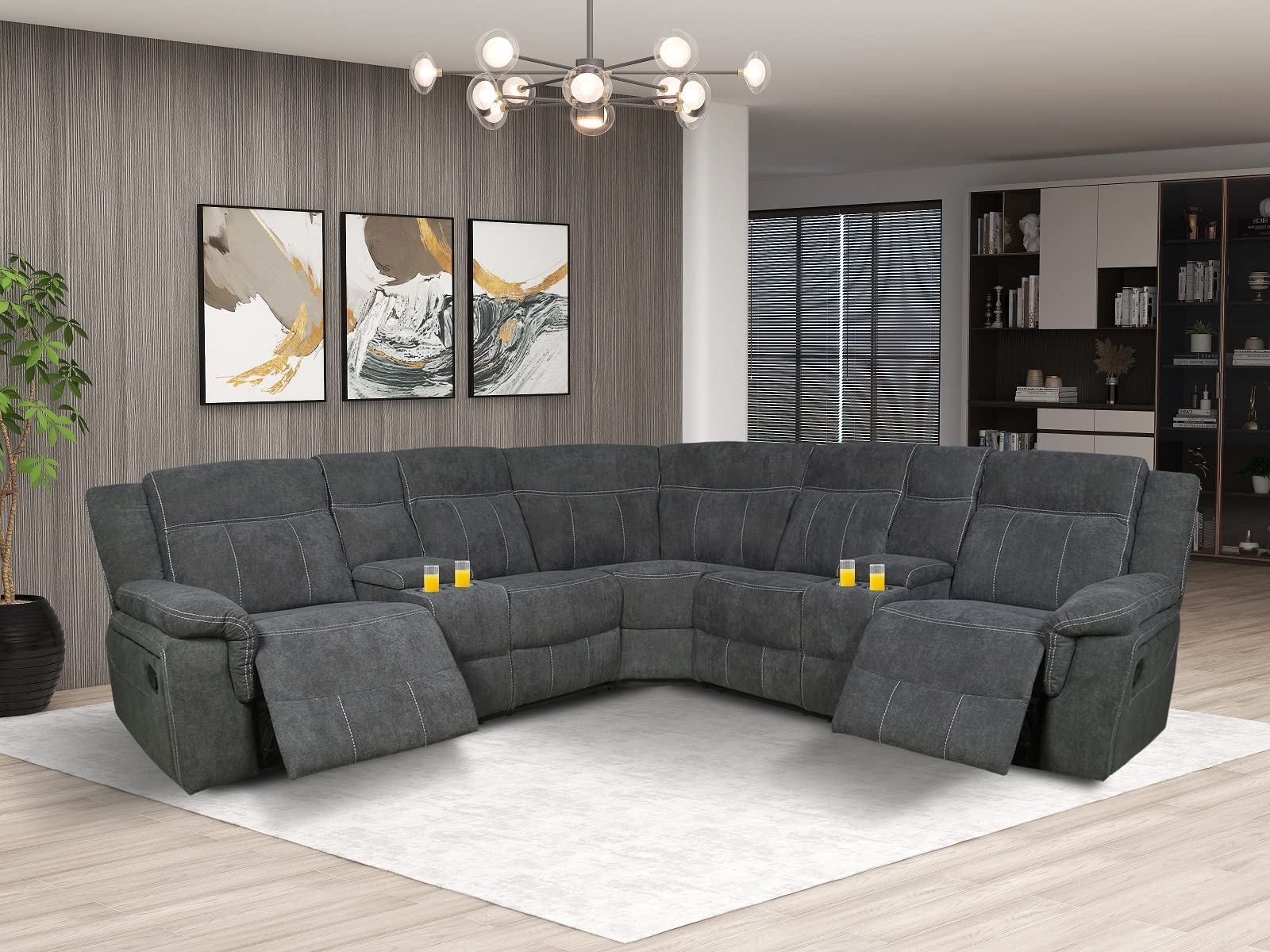 sectional recliner