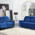 Elevate Your Space: The Allure of a Blue Recliner Sofa