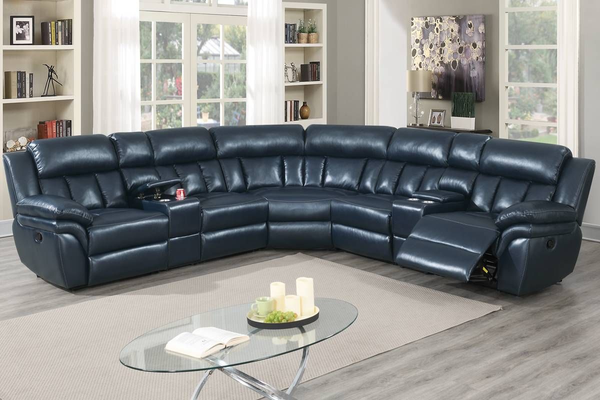 leather sectional with recliner