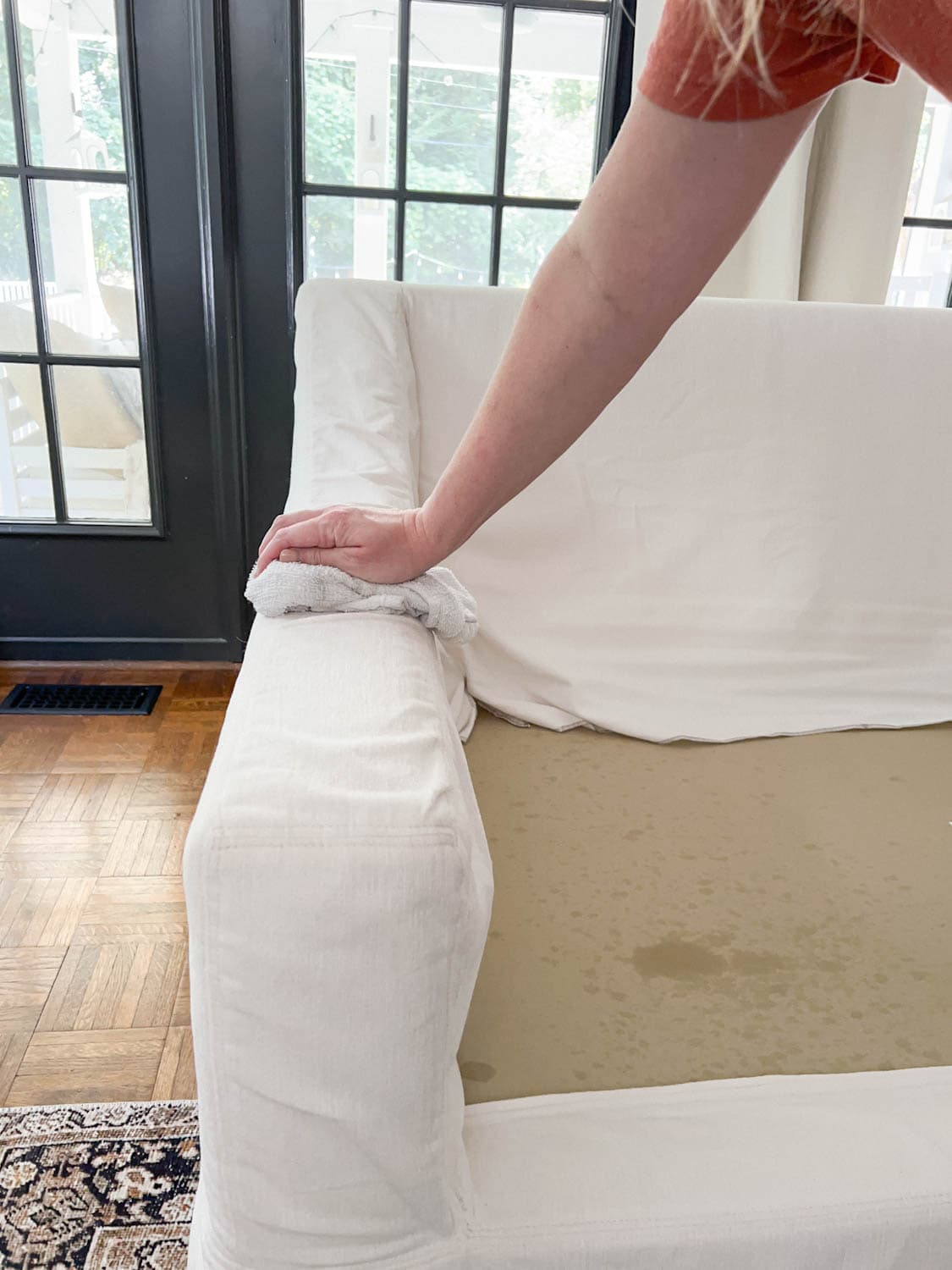 how to clean sofa fabric