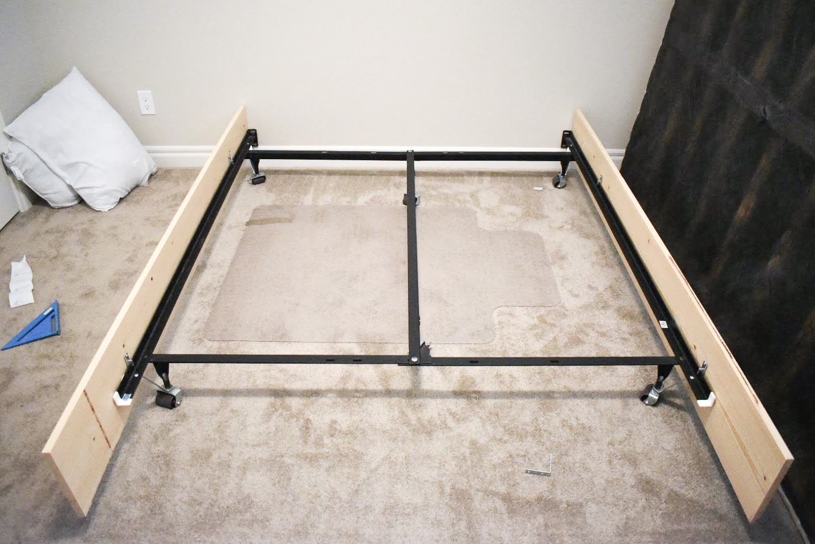 how to put a bed frame together