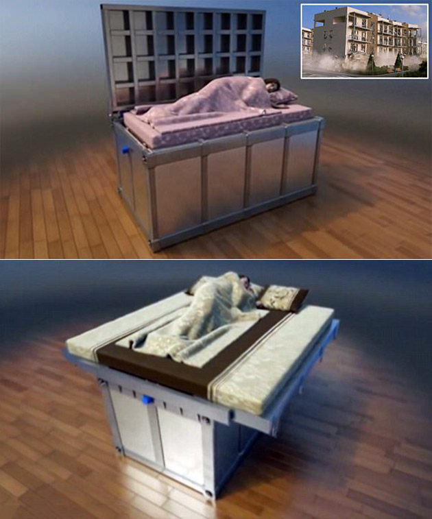 earthquake proof bed