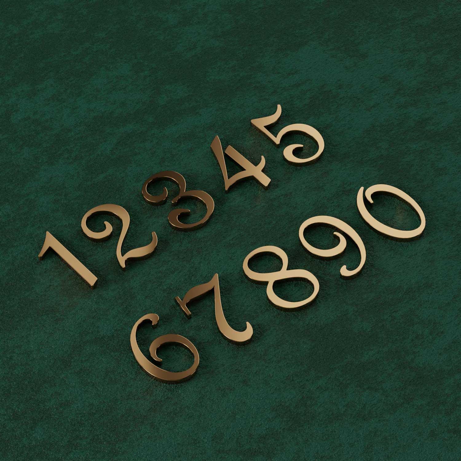 decorative numbers for house