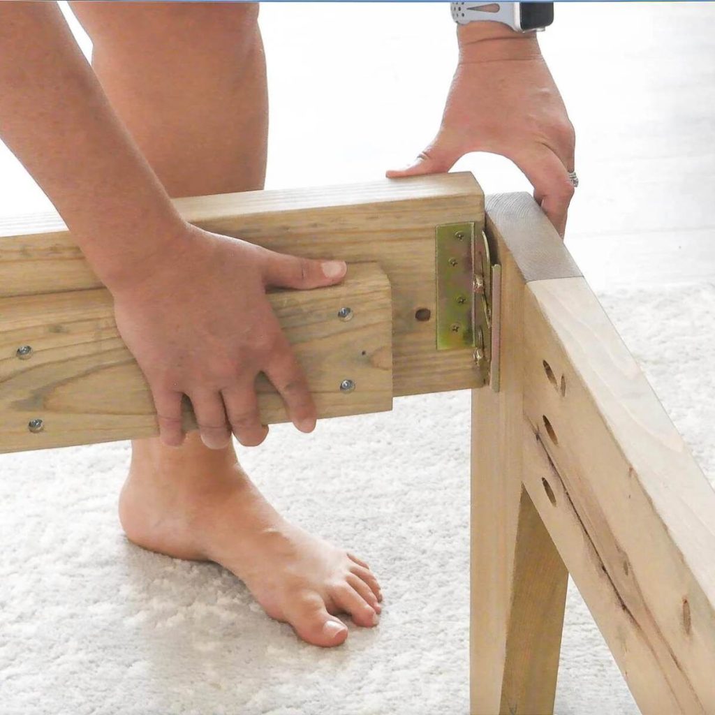 how to put a bed frame together