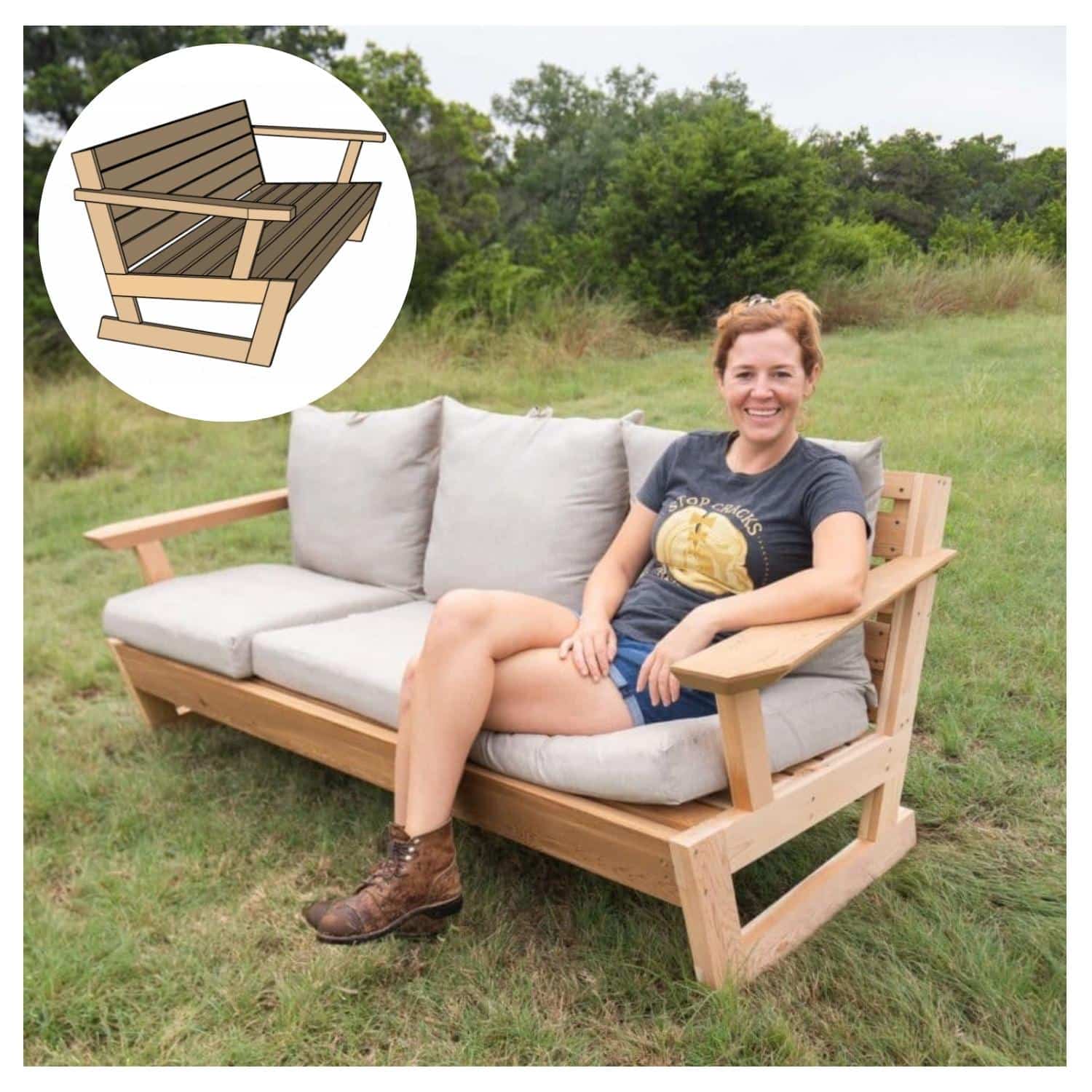 DIY Outdoor Sofa: Building Your Own Relaxation Oasis插图3
