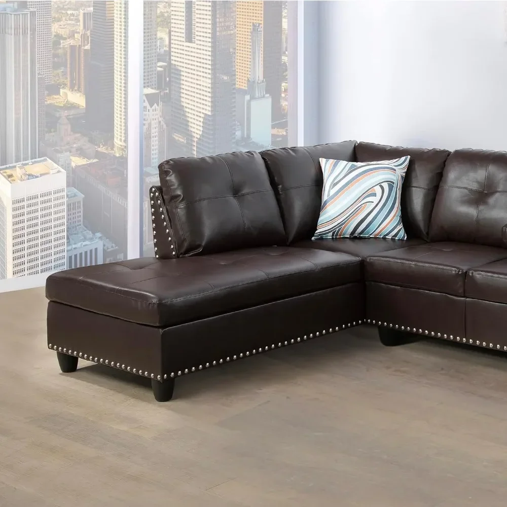 comfortable leather sofa