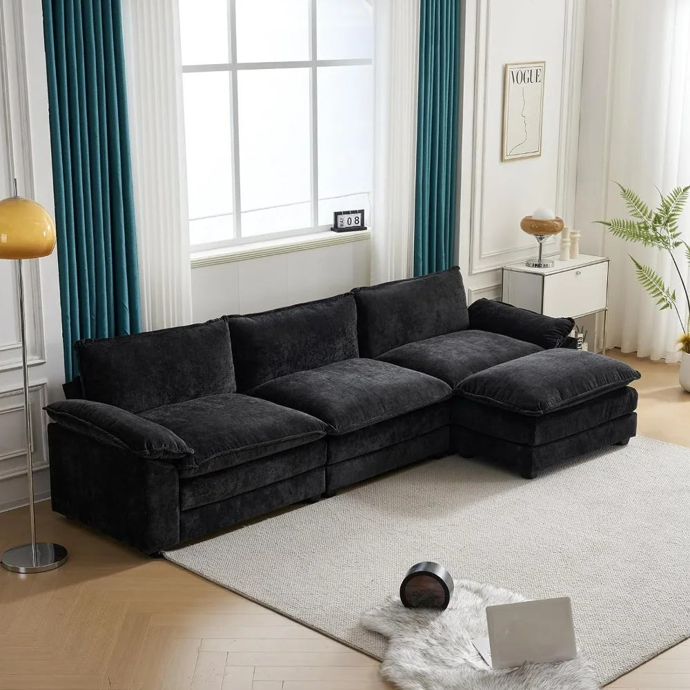 what colours go with a black sofa