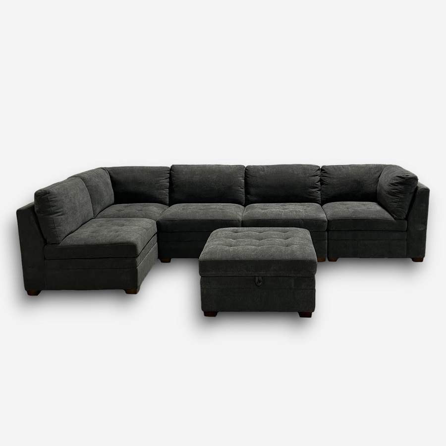 thomasville marion fabric convertible sofa