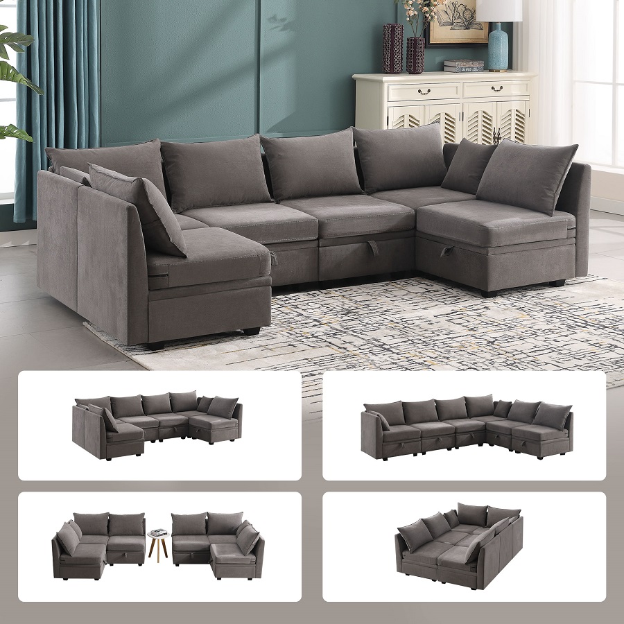 Versatility Redefined: Mastering Sectional Modular Sofas