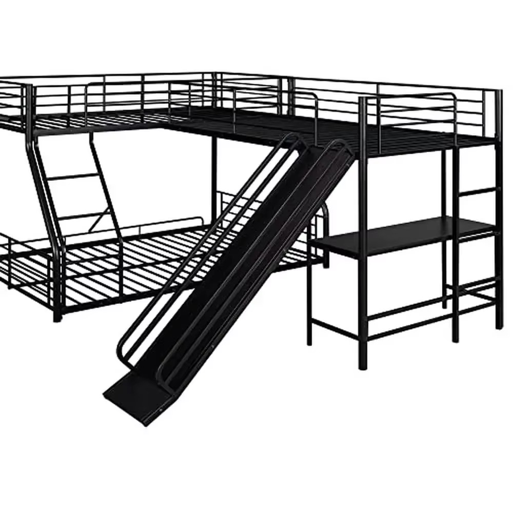 Bunk bed with slide