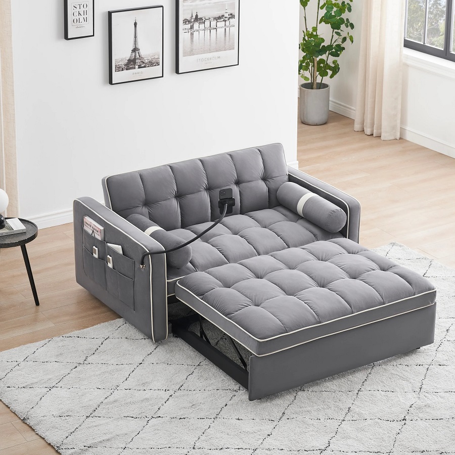 convertible sofa bed with storage
