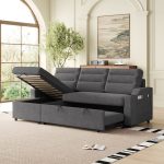 convertible sofa bed with storage