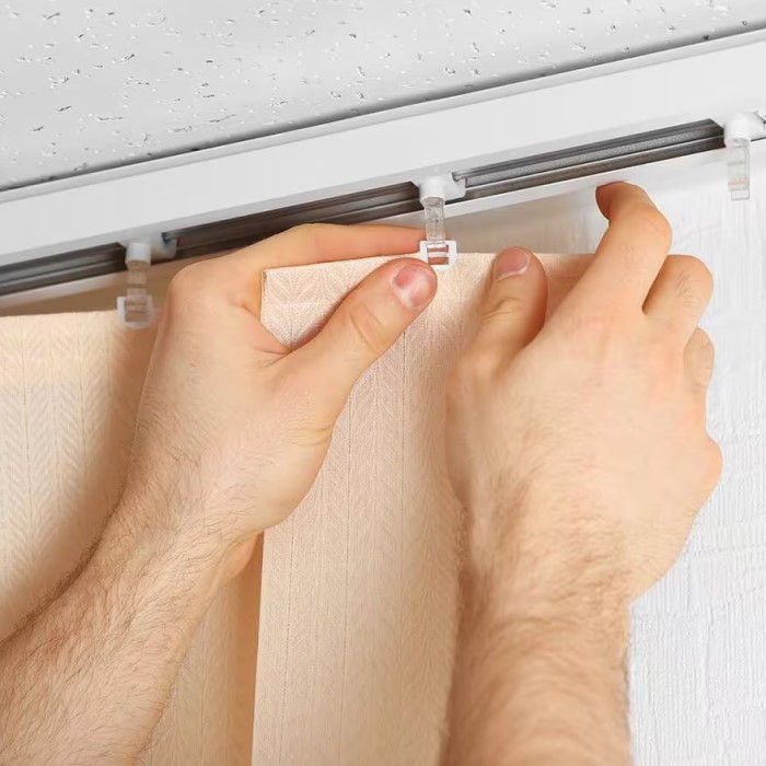 how to install mini blinds with metal brackets